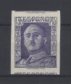 Spanje 1949 - 1,35 Pts. Franco zonder getand - Edifil 1061s, Gestempeld