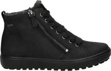 ECCO - Maat 40 - Soft 7 Tred Dames Veterboot - Zwart, Verzenden, Nieuw