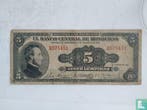 Honduras 5 Lempiras 1951 - 1951, Postzegels en Munten, Bankbiljetten | Amerika, Verzenden, Los biljet