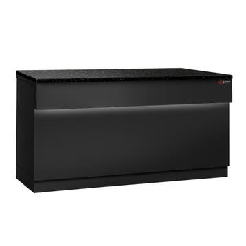 GGM Gastro | Kassabalie TORONTO - 1800mm - zwart front - |, Verzenden, Nieuw in verpakking, Meubilair