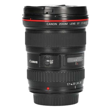 Canon EF 17-40mm f/4L USM met garantie, Gebruikt, Canon, Canon EF, Groothoeklens