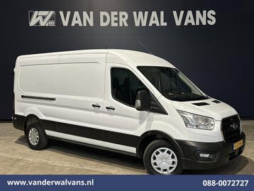 Ford Transit L3 H2 | Lease vanaf 340,- p/mnd, Auto's, Ford, Gebruikt, Euro 6, Wit, Dealer onderhouden