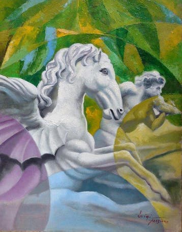Luigi Garzione (1948) - Roma, Antiek en Kunst, Kunst | Schilderijen | Klassiek