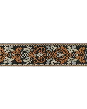 Tassenband Zwart/Beige (50 mm), Nieuw