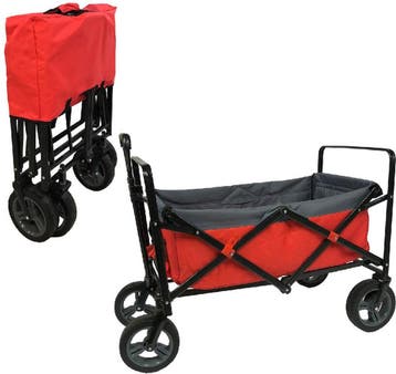 Outdoor Bolderwagen Rood/grijs (Bolderkarren), Ophalen of Verzenden, Nieuw