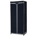 2dekans | Coast Draagbare Kledingkast - Stof - 74 x 50 x 172, Huis en Inrichting, Kasten | Kledingkasten, Ophalen of Verzenden