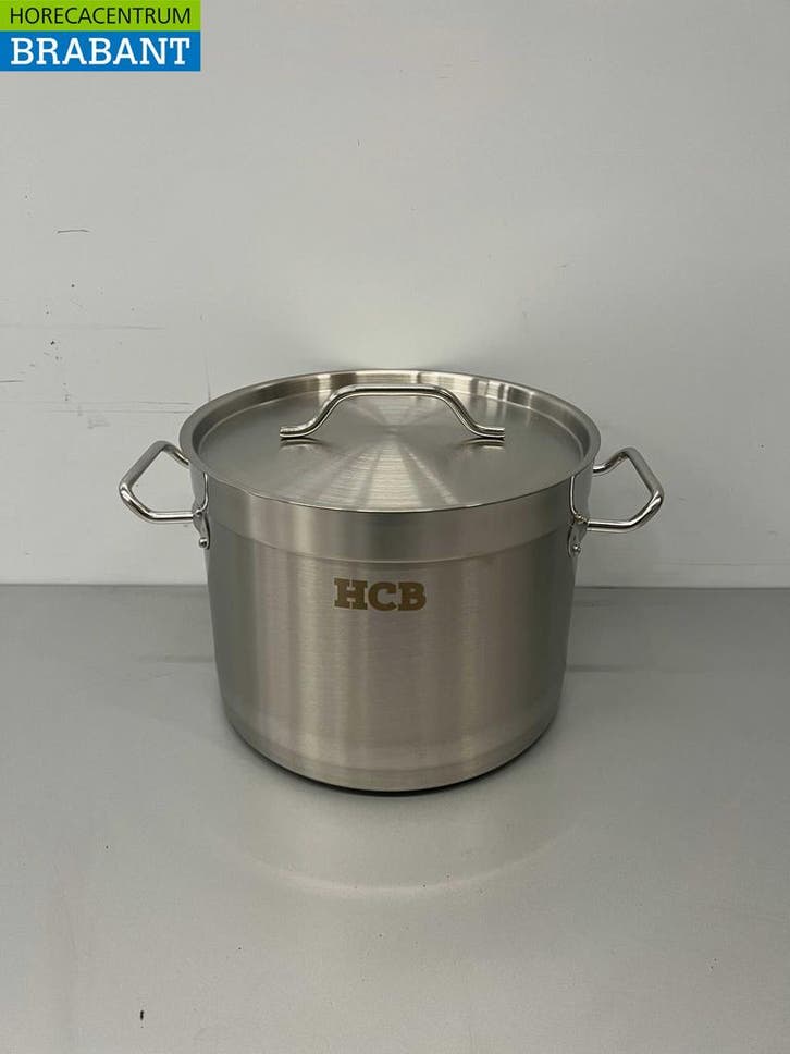 RVS HCB Soeppan Kookpan Pan Inductie 25 x 18 cm 9 liter, Zakelijke goederen, Horeca | Keukenapparatuur, Nieuw in verpakking, Ophalen of Verzenden