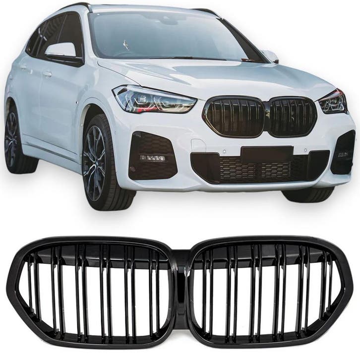 Sportieve Grille geschikt voor BMW X1 F48 (Facelift) dubbele, Auto-onderdelen, Carrosserie en Plaatwerk, Nieuw, Ophalen of Verzenden