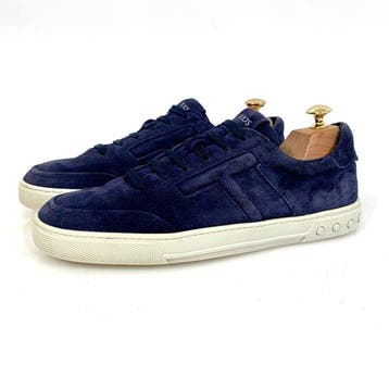 Tods Suede Blue Low-top sneaker UK 7 - Sneakers - Maat: EU, Nieuw