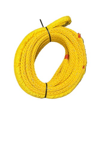 Yellow-Shark grey floating tros 25 MTR 24MM BS 10 Ton 1 o..., Verzenden, Nieuw