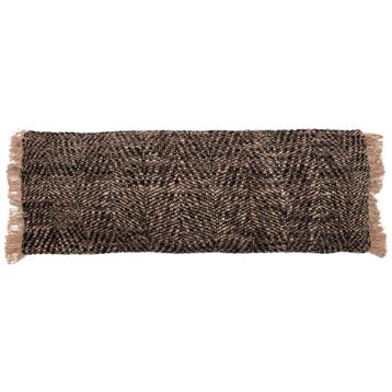 Bazar Bizar De Oh My Gee Kussenhoes - Zwart Koper - 35x100 -, Ophalen of Verzenden, Zo goed als nieuw, Oranje, Overige materialen