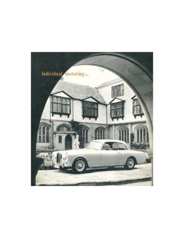 1967 ALVIS THREE-LITRE (TF21) BROCHURE ENGELS, Nieuw, Author