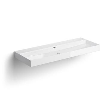 Clou New Wash Me Wastafel 110x42x8cm Met 3 Voorbewerkte, Ophalen of Verzenden, Nieuw