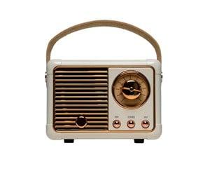2dekans | Denver Vintage RadioBox - BTP-203W - 30W - Crème, Audio, Tv en Foto, Luidsprekers, Ophalen of Verzenden, Zo goed als nieuw