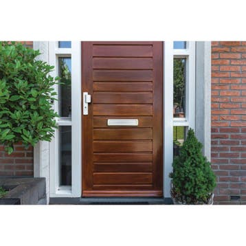 AXA Curve Plus briefplaat - aluminium geslepen, Tuin en Terras, Brievenbussen, Verzenden, Nieuw
