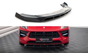 Voorspoiler V.2 Porsche Macan MK1 FL Maxton Glans Zwart, Ophalen of Verzenden, Nieuw