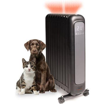 QLT Olievrije Radiator Wifi - Zwart, Doe-het-zelf en Verbouw, Verwarming en Radiatoren, Verzenden, Nieuw