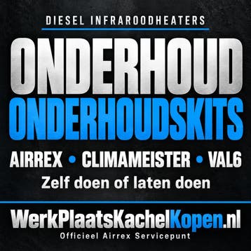 Onderhoud Airrex Onderhoudskit Onderhoudsbeurt Onderdelen, Ophalen, Nieuw