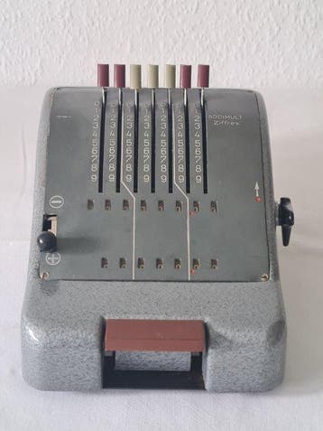 Addimult Ziffrex - Rekenmachine - 1950-1960, Antiek en Kunst