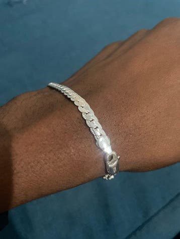 Zonder minimumprijs - Schakelarmband Zilver