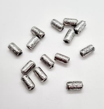 15 x Metallook kralen antiek zilverkleur buis c.a, 11 x 6..., Ophalen of Verzenden, Nieuw, Kraal