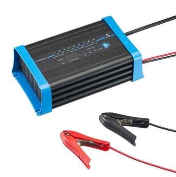 Ective Acculader compact 12V/24V 8-traps Multiload - 12V, 5A, Caravans en Kamperen, Camper-accessoires, Ophalen of Verzenden, Nieuw