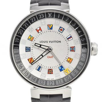 Louis Vuitton - Tambour Moon Dual Time - QA096 - Heren -, Nieuw