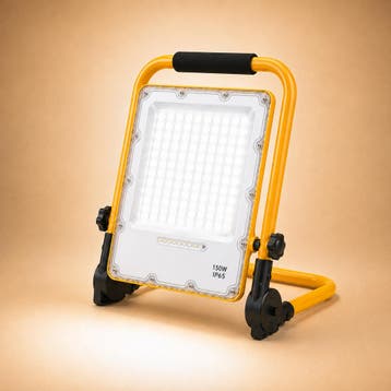 LED Accu Bouwlamp - Floodlight 100 Watt, Doe-het-zelf en Verbouw, Bouwverlichting, Ophalen of Verzenden, Nieuw, 500 watt of meer