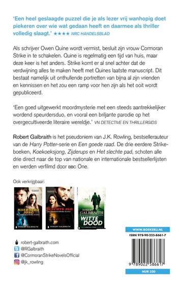 Zijderups / Cormoran Strike / 2 9789022586617, Verzenden, Zo goed als nieuw, Robert Galbraith