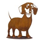 Tuinbeeld  Takkie de kortharige  teckel 28x 25cm, Verzenden, Nieuw