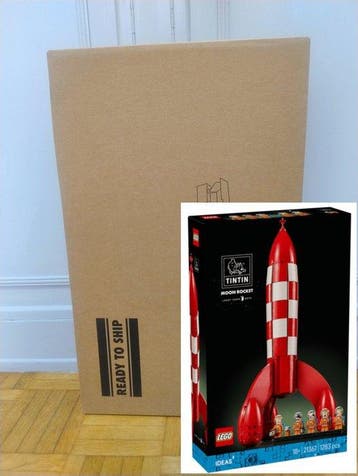 Lego Set - 21367 - Ideas (CUUSOO) - Tintin Moon Rocket, Nieuw