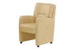 Eetkamerstoel Cosy - eetkamerstoelen - Creme, Nieuw, Stof