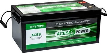 Batterij 24V 200Ah ACES HFA LiFePO4 met bluetooth en CAN, Ophalen of Verzenden, Nieuw