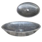 Wasbak | Wastafel | Marmer | 60x40x12 | Natuursteen | Zwart, Verzenden, Nieuw