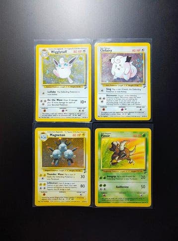Pokémon - 4 Card - Clefairy holo - wigglytuff Holo -, Nieuw