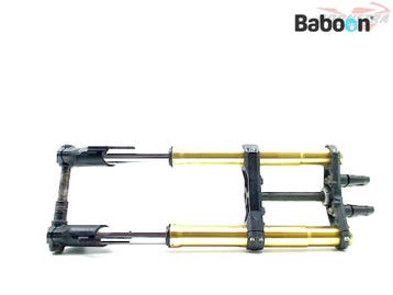 Voorvork Derbi Mulhacen 659 2006-2008, Motoren, Verzenden, Gebruikt
