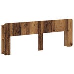 vidaXL Hoofdeinde kas met opslag Oud hout Bewerkt hout, Verzenden, Nieuw, Bruin, Hout