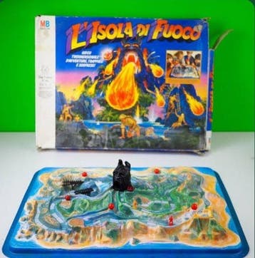 Bordspel - MB Milton Bradley - LIsola di Fuoco (Fireball