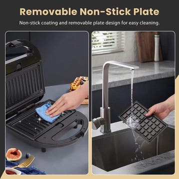 Tosti apparaat - Tosti ijzer - Contactgrill - Grill apparaat, Verzenden, Zo goed als nieuw