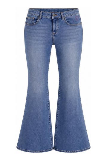 Pom Amsterdam Broek in maat 46 Blauw, Kleding | Dames, Pom Amsterdam, Verzenden, Zo goed als nieuw, Blauw