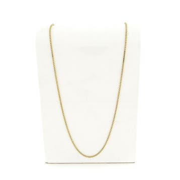 Lange gouden Venetiaanse schakelketting, Ophalen of Verzenden, Gebruikt, Goud, Goud