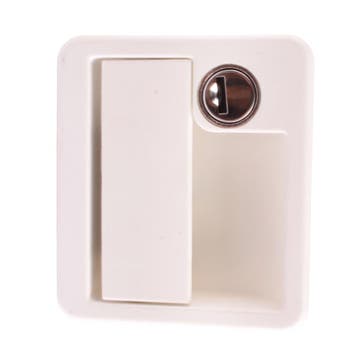 Deurslot Compleet Olympia Wit 152x120mm, Ophalen of Verzenden, Nieuw