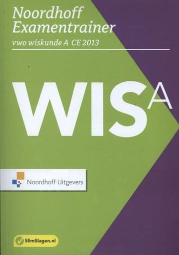 Noordhoff Examentrainer Vwo wiskunde A CE 2013 - Schaberg, Boeken, Verzenden, Gelezen