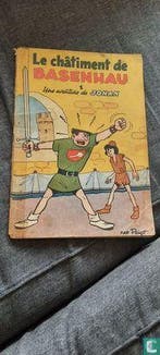 Johan en Pirrewiet - Le châtiment de Basenhau - 1954, Eén stripboek, Verzenden, Gelezen, Culliford, Pierre.