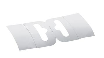 Dubbele Euroslot Display Hangers van 50 x 50 mm / Hang T...