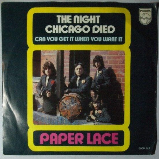 Paper Lace - The night Chicago died - Single, Cd's en Dvd's, Vinyl Singles, Verzenden