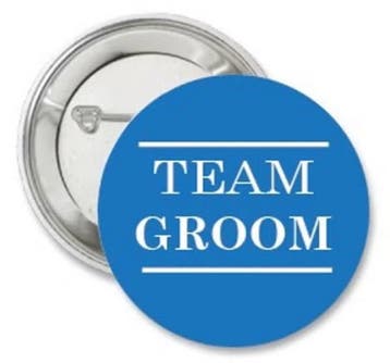 Groom to Be set met dasstrik en button, Ophalen of Verzenden, Nieuw, Zwart, Accessoires