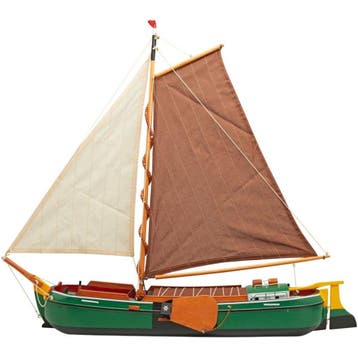 Skutsje Model 74cm Groen, Ophalen of Verzenden, Nieuw