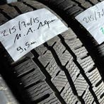 2 x Michelin Agilis Alpin 215-70-15 C Winterbanden 9,5mm, Auto-onderdelen, Banden en Velgen, 15 inch, Band(en), Bestelwagen, Gebruikt