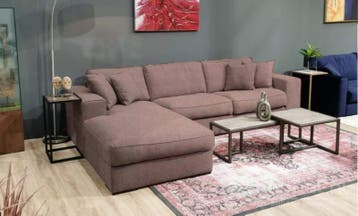 Loungebank Berlicum - loungebanken - Taupe, Nieuw, 150 cm of meer, Stof, 250 tot 300 cm